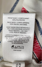 Load image into Gallery viewer, Express Womens White Red Striped V-Neck Sleeveless Tank Top Size Small