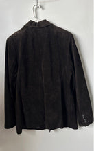 Load image into Gallery viewer, Alfani Mens Brown Leather Long Sleeve Two-Button Blazer Size 2X