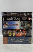 Load image into Gallery viewer, Lot Of 5 Pcs Assorted Multicolor Mixed Variety VHS Cassette Tapes Not Tested