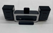 Load image into Gallery viewer, iLuv iMM747 Black Silver Stereo Speaker Dock For iPad iPhone iPod Not Tested