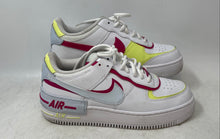 Load image into Gallery viewer, Nike Womens Air Force 1 Shadow FQ8885-100 White Pink Yellow Sneaker Shoes Sz 8.5