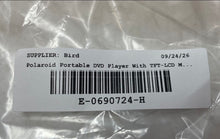 Load image into Gallery viewer, Polaroid Model PDM-0714 Silver TFT-LCD Screen Portable DVD Player Not Tested