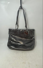 Load image into Gallery viewer, Michael Kors Womens Jet Set Metallic Silver Inner Pockets Shoulder Tote Bag