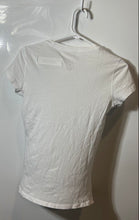 Load image into Gallery viewer, Armani Exchange Womens White Short Sleeve Crew Neck Pullover T-Shirt Size Small