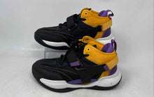 Load image into Gallery viewer, Dream Pairs Boys Black Orange Purple Lace-Up Low Top Sneakers Shoes Size 4