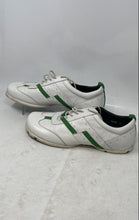 Load image into Gallery viewer, Steve Madden Mens White Green Leather Lace-Up Low Top Sneaker Shoes Size 13