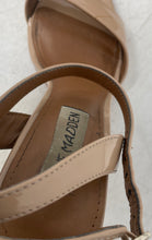 Load image into Gallery viewer, Steve Madden Womens Reno Beige Open Toe Stiletto Ankle Strap Heels Size 6.5M
