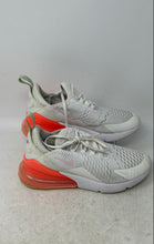Load image into Gallery viewer, Nike Boys Air Max 270 943345-113 White Coral Lace-Up Running Shoes Size 5.5Y