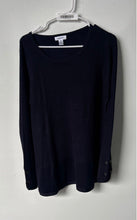 Load image into Gallery viewer, Calvin Klein Womens Blue Round Neck Knitted Pullover Sweater Size Medium