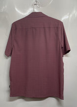 Load image into Gallery viewer, DKNY Mens Pink Printed Short Sleeve Button-Up Shirt Size Small
