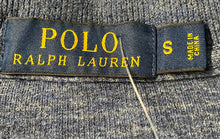 Load image into Gallery viewer, Polo Ralph Lauren Mens Blue Mock Neck 1/4 Zip Pullover Sweater Size Small