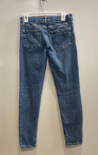 Load image into Gallery viewer, Zara Womens Blue Denim Light Wash Stretch Pockets Skinny Leg Jeans Size 6