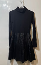 Load image into Gallery viewer, BCX Womens Black Long Sleeve Turtleneck Side Zip Mini Dress Size Medium