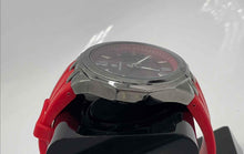 Load image into Gallery viewer, Time Square 7037M Men's Quartz Analog Watch Gunmetal Case Red Band (NCL)
