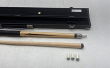 Load image into Gallery viewer, Mizerak Black Beige Indoor Sporting Pool Cue Billiard Stick Two Piece With Case