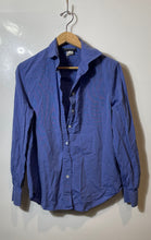 Load image into Gallery viewer, Authentic Giorgio Armani Womens Blue Long Sleeve Button-Up Shirt Size EUR 44