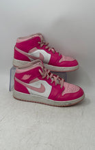 Load image into Gallery viewer, Nike Girls Air Jordan 1 Mid FD8780-116 Pink White Sneaker Shoes Size 6.5Y