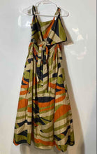 Load image into Gallery viewer, MSK Womens Multicolor Abstract Sleeveless Square Neck A-Line Maxi Dress Size M