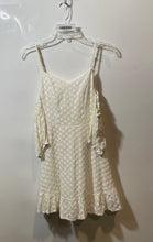 Load image into Gallery viewer, BSL Womens White Floral Spaghetti Strap Back-Zip Mini Dress Size XS
