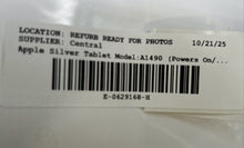 Load image into Gallery viewer, Apple iPad Mini 2 Silver iOS Tablet Model A1490 Powers On For Parts
