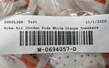 Load image into Gallery viewer, Nike Unisex Baby Air Jordan 1 Mid SE DM4230-800 White Orange Sneaker Shoes Sz 8C