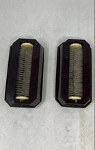 Load image into Gallery viewer, Sheridan Silver Co. 2-Piece Silver-Tone Brown American Victorian Shoe Brushes