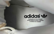 Load image into Gallery viewer, Adidas Womens Extaball White Silver Tone Gliters Leather Sneaker Shoes Size 7