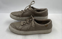 Load image into Gallery viewer, Authentic Tory Burch Mens Gray Leather Lace-Up Sneakers Shoes Size 9M