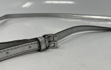 Load image into Gallery viewer, Authentic Karl Lagerfeld Paris Womens Silver Tone Adjustable Strap Crossbody Bag