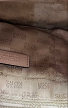Load image into Gallery viewer, Michael Kors Womens Light Pink Leather Bottom Studs Shoulder Strap Tote Bag