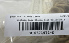 Load image into Gallery viewer, Vintage Blonde Curly Hair Floral Headband Porcelain Doll With Lace Outfit