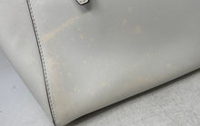 Load image into Gallery viewer, Michael Kors Womens Ciara White Saffiano Leather Top Handle Satchel Handbag
