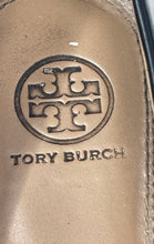 Load image into Gallery viewer, Authentic Tory Burch Womens Black Leather Ballet Flats Size 10.5 M Damaged
