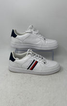 Load image into Gallery viewer, Tommy Hilfiger Mens Lei White Blue Leather Lace-Up Sneaker Shoes Size 8.5