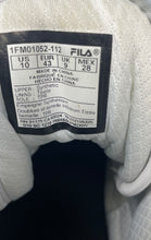 Load image into Gallery viewer, Fila Mens Vulc 13 1FM01052-112 White Black Lace-Up Sneaker Shoes Size 10