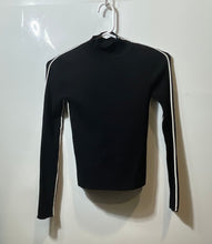 Load image into Gallery viewer, Zara Womens Black Long Sleeve Mock Neck Stretch Pullover Sweater Size Small