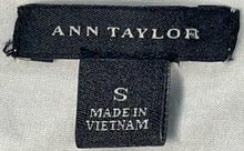 Load image into Gallery viewer, Ann Taylor Womens Beige Round Neck 3/4 Sleeve Blouse Top Size Small