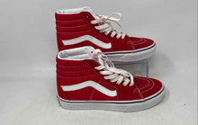 Load image into Gallery viewer, Vans Unisex Sk8-Hi 721356 Red White Lace-Up Sneaker Shoes Size M 5 W 6.5