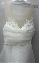 Load image into Gallery viewer, Lulus Womens White Sleeveless Illusion Neck Bride Maxi Dress Size S With Tag