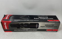 Load image into Gallery viewer, Opteka 500mm f/8 Platinum Series Black Manual Focus Super Telephoto Lens In Box
