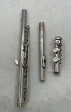 Load image into Gallery viewer, Glory Silver-Tone Closed Hole Musical Instrument Detachable Flute With Case
