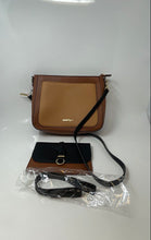 Load image into Gallery viewer, Nanette Lepore Womens Brown Detachable Strap Shoulder Crossbody Handbag