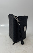 Load image into Gallery viewer, Michael Kors Womens Jet Set Black Monogram Print Continental Zip-Around Wallet