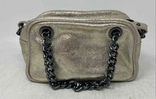 Load image into Gallery viewer, George J. Love Womens Gold Silver-Tone Glitters Adjustable Strap Crossbody Bag