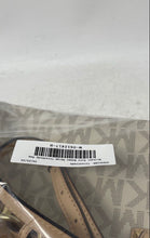 Load image into Gallery viewer, Michael Kors Womens Grayson Beige Signature Crossbody Strap Satchel Bag