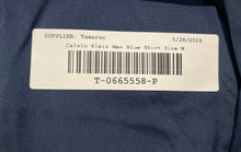 Load image into Gallery viewer, Calvin Klein Mens Blue Collared Long Sleeve Slim Fit Button-Up Shirt Sz M W/Tag
