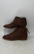 Load image into Gallery viewer, Toms Womens Rylie Brown Round Toe Flat Zipper Ankle Boots Size 8