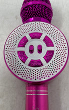 Load image into Gallery viewer, Fishoaky CT005 Pink Bluetooth Portable Karaoke Microphone Not Tested