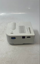 Load image into Gallery viewer, White Wireless Portable Mini LED Home Projector Untested No Cables