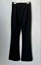 Load image into Gallery viewer, Forever 21 Womens Black Flat Front Side Zip Bootcut Leg Dress Pants Size XS